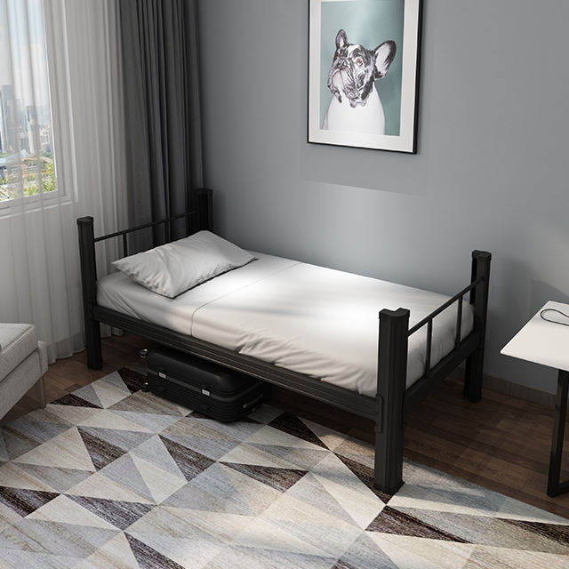 Hot Sale Dormitory Metal Steel Dormitory Modern Single Bed