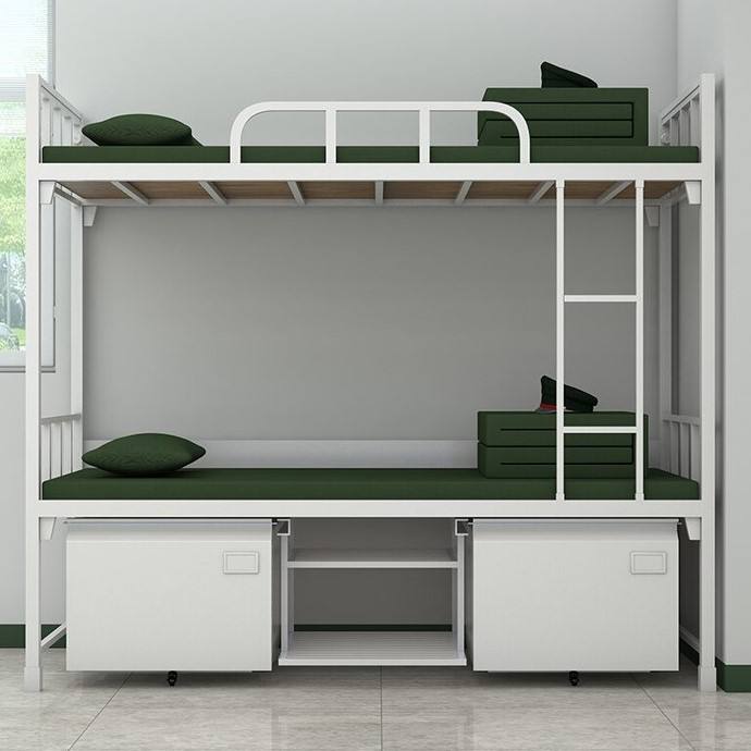 Custom dormitory metal bunk beds heavy duty bed