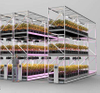 Customized Steel Vertical Mobile Grow Rack System Farming Sliding Indoor Plant ing