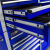 General 7 Drawers Trolley Tools Box Set Combine Kit Rolli ng To ol Drawer Box Cabinet Garage Metal for professional working