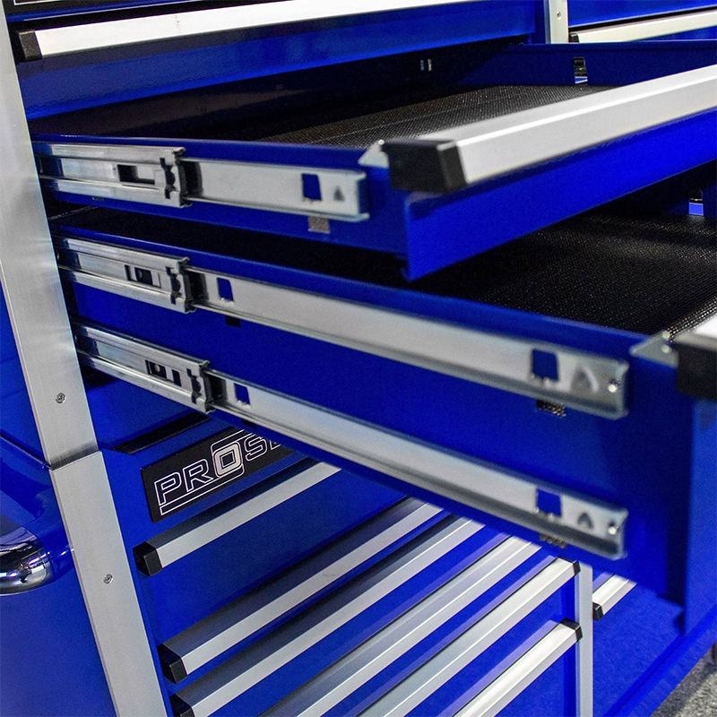 General 7 Drawers Trolley Tools Box Set Combine Kit Rolli ng To ol Drawer Box Cabinet Garage Metal for professional working