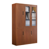 Modern storage custom steel cabinet metal office wood grain transfer printing filing furniture bookcase