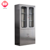 glass door stainless steel file storage cabinet for office and workshop