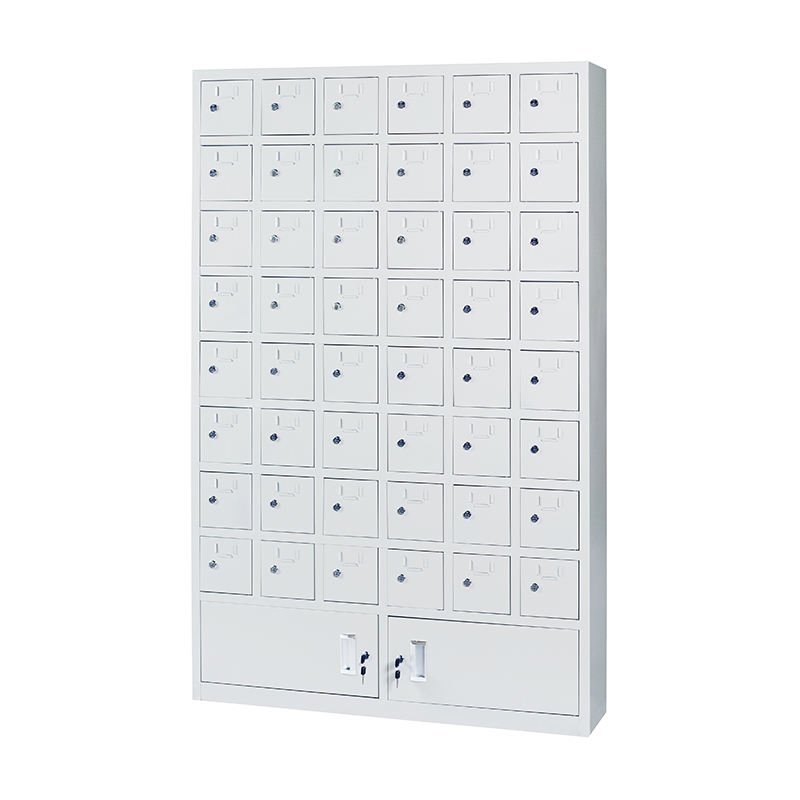 Hot Selling 48 door mobile phone storage cabinet for workshop,multiple scenarios