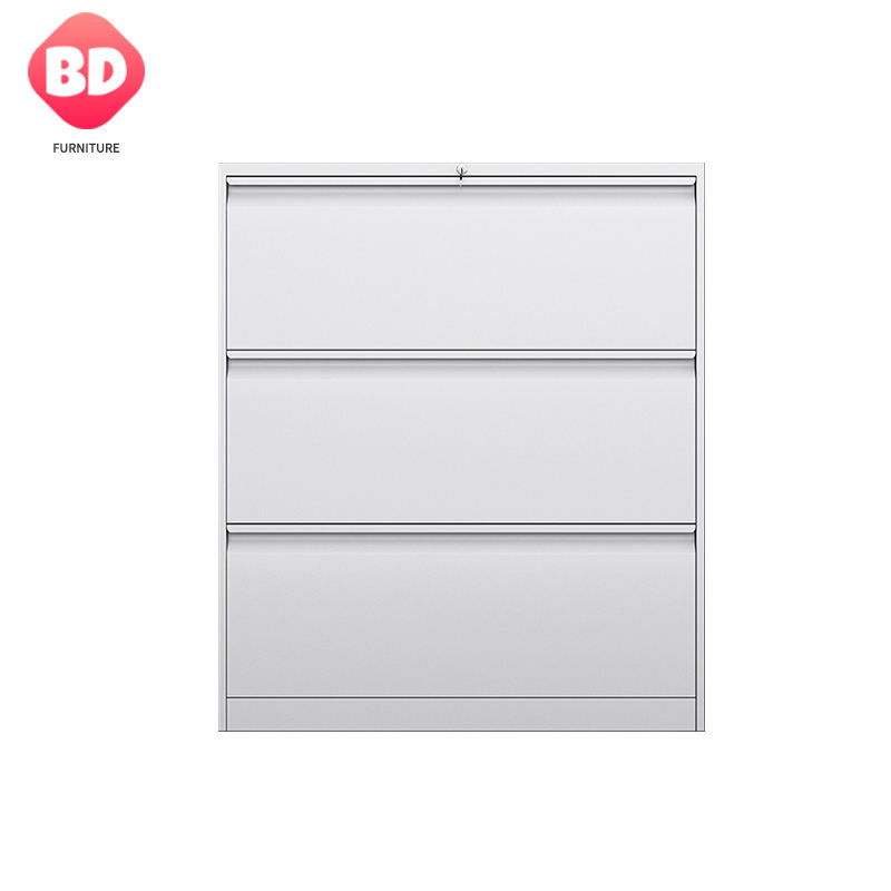 Wide Vertical 3 Drawers Metal Filing Cabinet 3 Layer Steel storage file cabinet