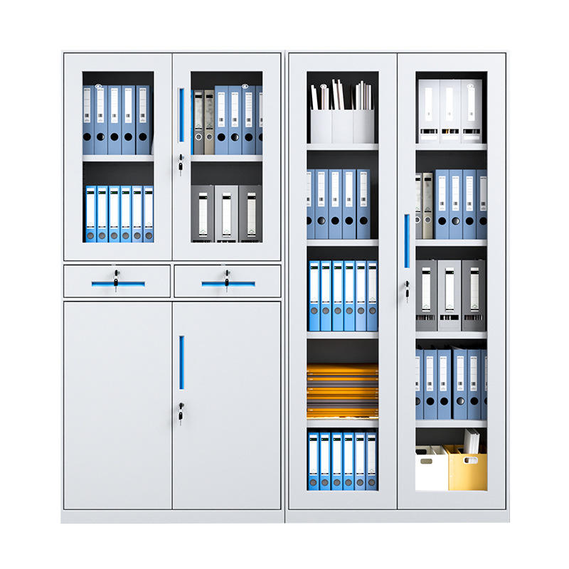 Full Height Office Metal Cabinet With 2 Drawers,Steel Storage File Cabinet