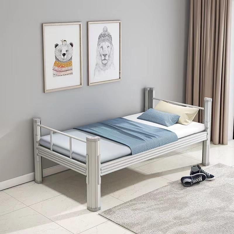 China Manufacture Metal Frame Furniture Steel Single Steel Bed