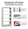 Cheap metal Library book shelves wholesale bookshelf metal used library bookcases library book shelf book shelf design