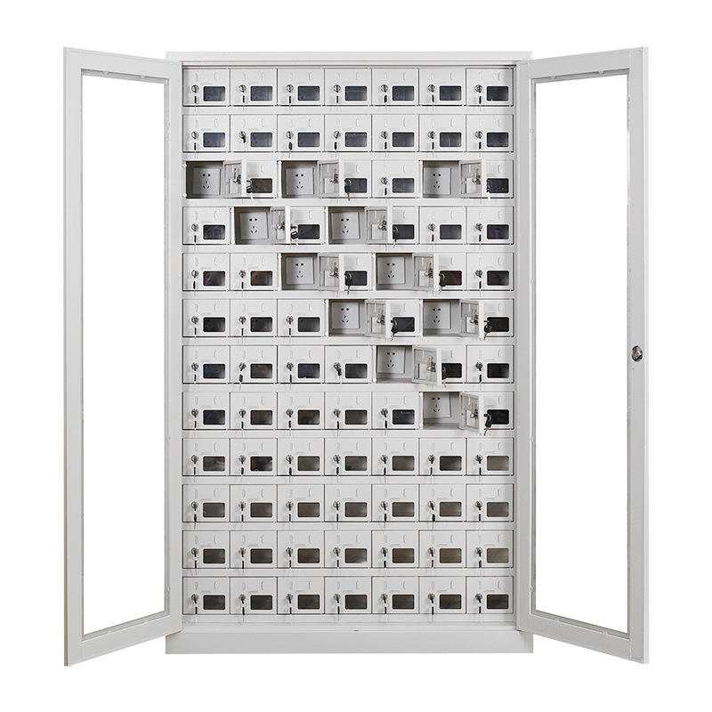 20 Doors Electronic Mobile Phone Charging Storage Cabinet Steel Locker