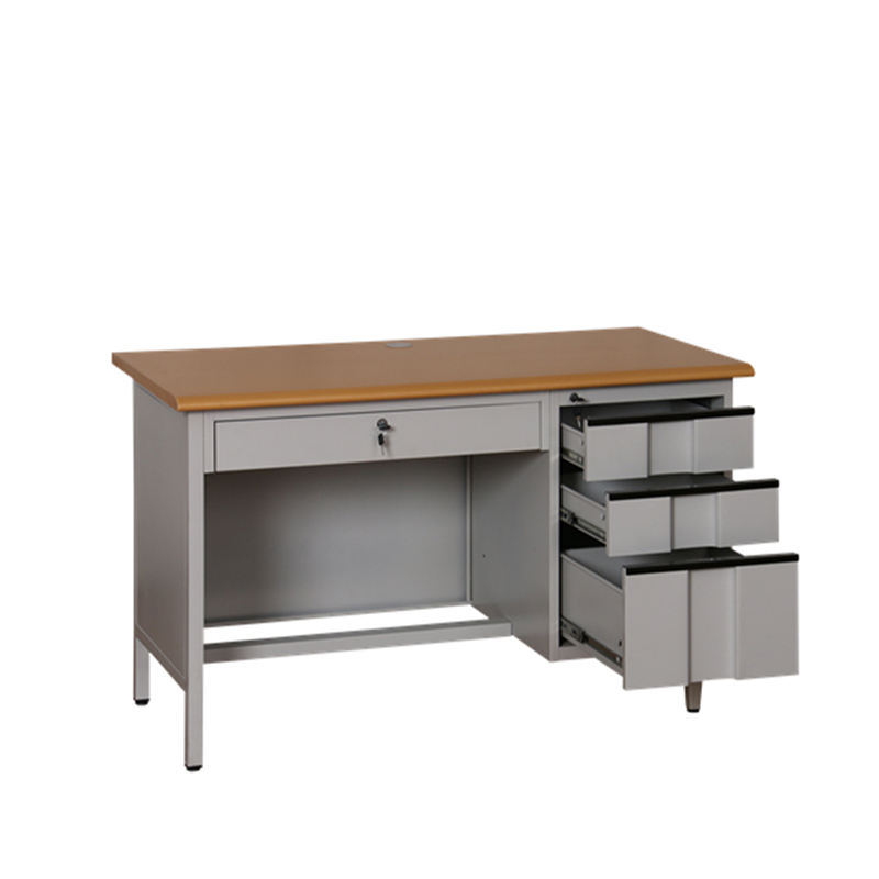 Modern style simple stylish office steel desk metal desk storage
