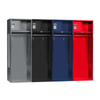 School metal sports lockers,stadium style athletic gear locker with an open design, football and baseball storage locker