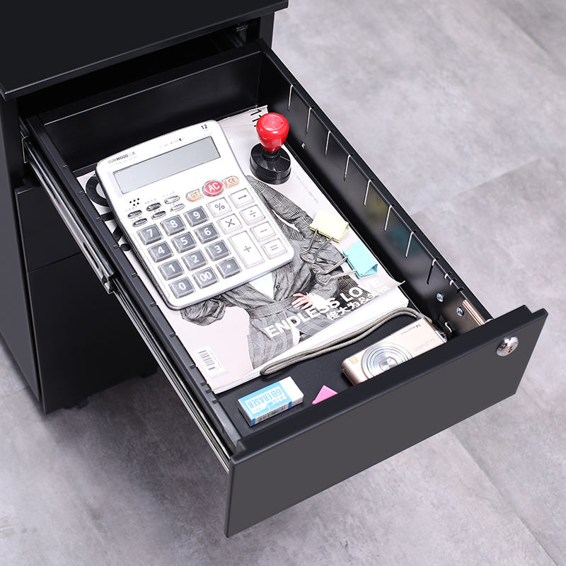 3 Movable Drawers Cabinet Mobile Filing Cupboard With Drawers Steel Movable Filing Drawer Cabinet