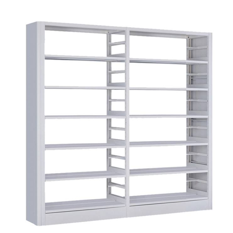 White steel bookcase used library bookcases bookshelves for sale