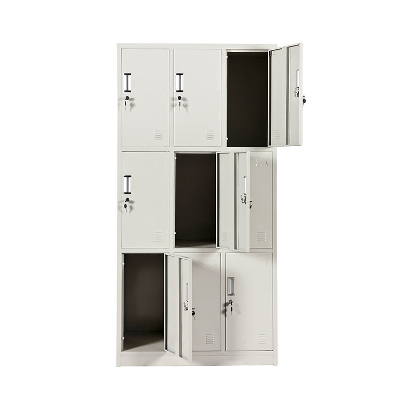 9 Door Metal Storage Locker Cabinet KD steel gym changing room steel locker for sale lockers gym