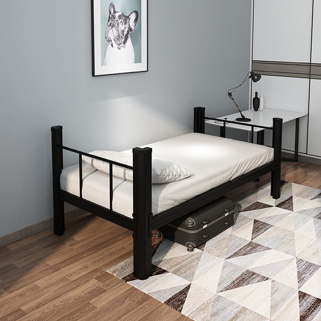 Hot Sale Dormitory Metal Steel Dormitory Modern Single Bed
