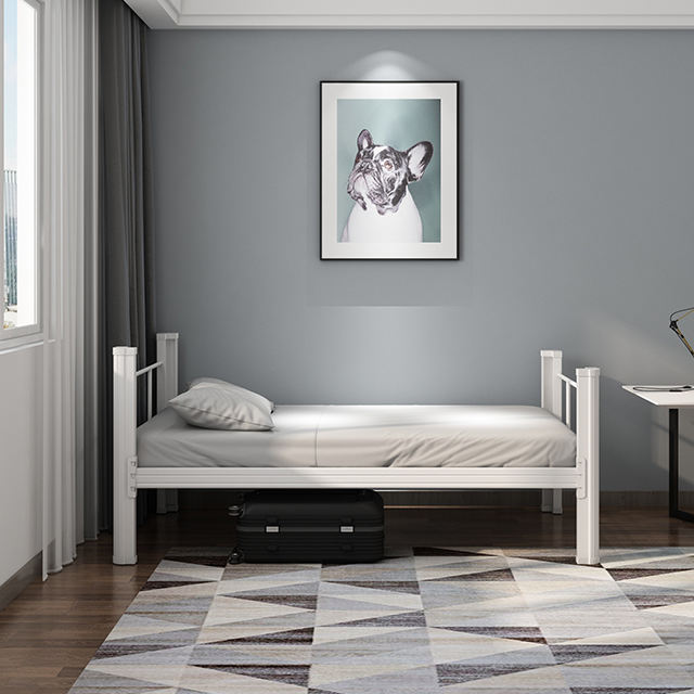 Hot Sale Dormitory Metal Steel Dormitory Modern Single Bed