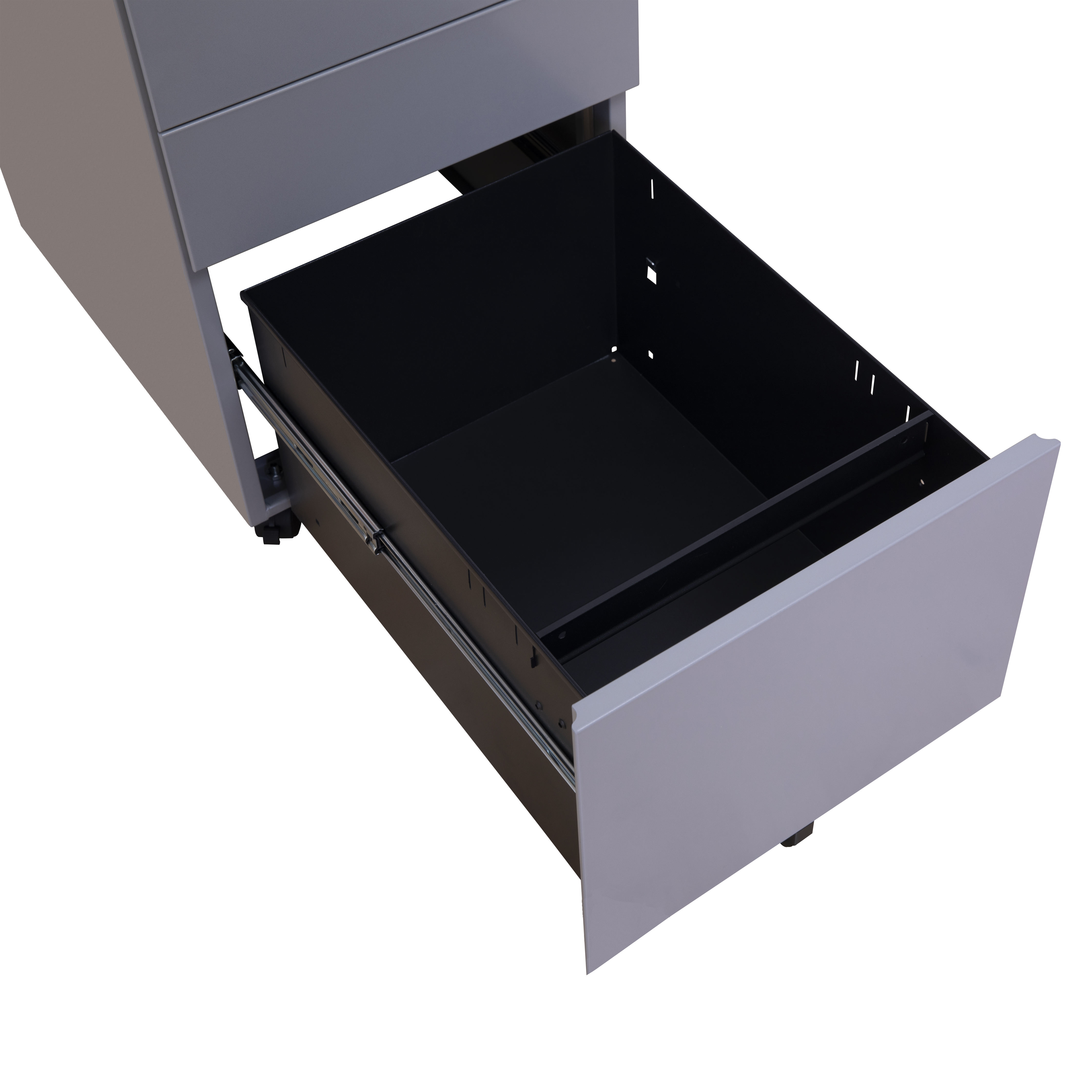 Knock-down structure office metal 3 drawer file cabinet storage 3 drawers mobile pedestal steel