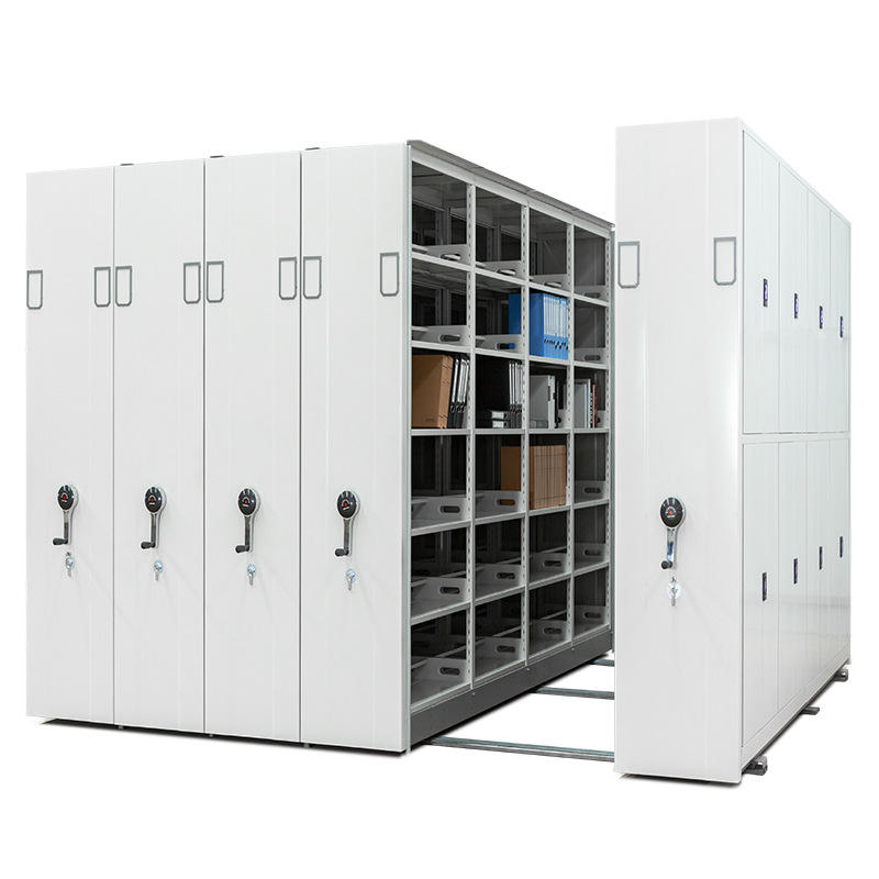 Easy Operate Metal Movable Mobile Shelving/mobile Steel File Compactor/compact Intelligent