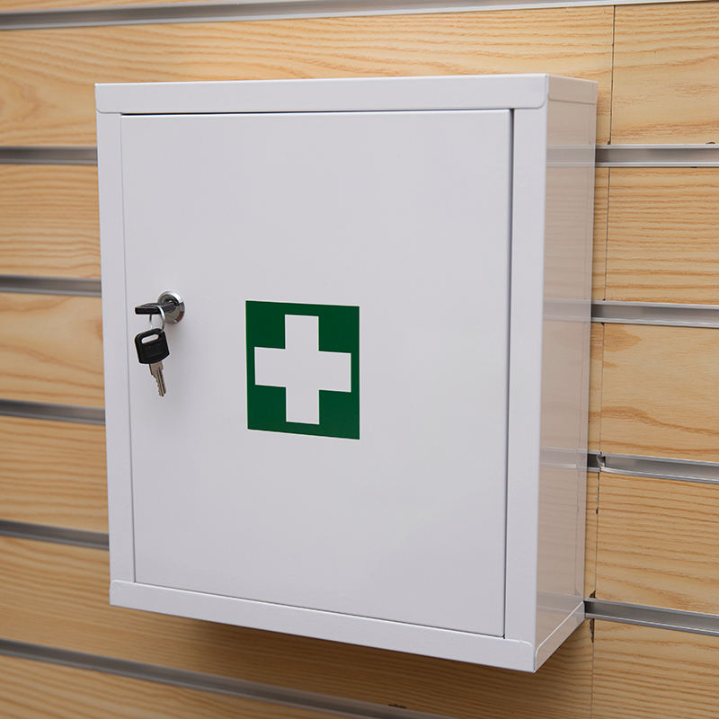 Wholesale medical kit medicine steel metal first aid container cabinet box mini hospital specialized medicine box