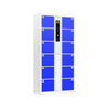 12 door metal electronic smart digital fingerprint locker, intelligent parcel delivery cabinet, safe storage staff locker