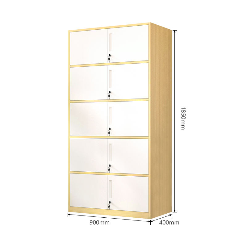 Cheap Price Wide Frame Vertical Meta Cabinets White Wood Grain File Cabinet Wood Like Filing Cabinet