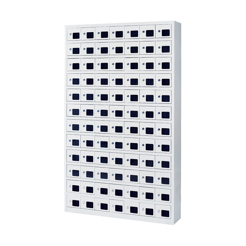High-looking 84 door staff mobile phone storage metal cabinet suitable for multiple scenes