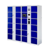 Hot-selling 24-door card swipe smart locker steel electronic bag locker multiple colors can be customized