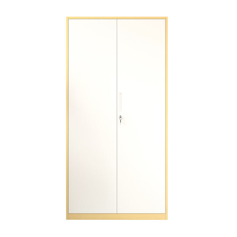 Office Steel 2 Doors Filing Cabinet Wood Like File Cabinet Metal Storage Cupboard