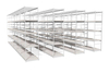 Customized Steel Vertical Mobile Grow Rack System Farming Sliding Indoor Plant ing
