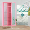 High sales volume Customized double-door glass doorModern Kitchen Storage Wine Cabinet metal cabinet