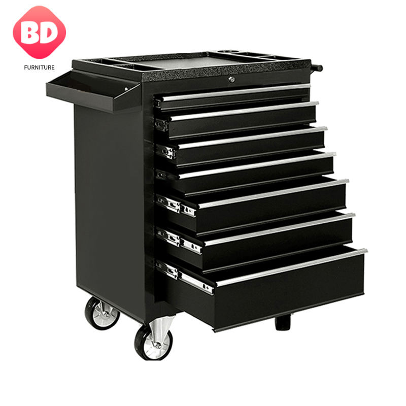 Newest durable metal large cabinet for rolling tool, iron tool box cabinet, durable garage storage cabinet duty rolling cabinet