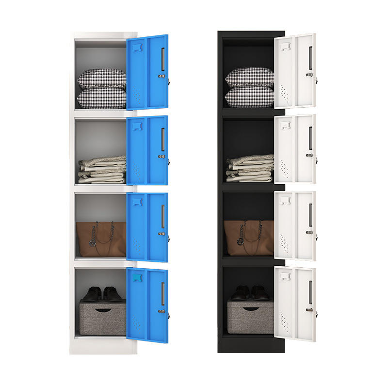 lockers gym Customized Office home school, gym, multiple storage lockers Wardrobe Steel Single Door locker Colorful staff steel locker