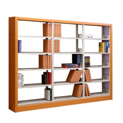 Metal library bookcase metal locker frame school bookshelf for library