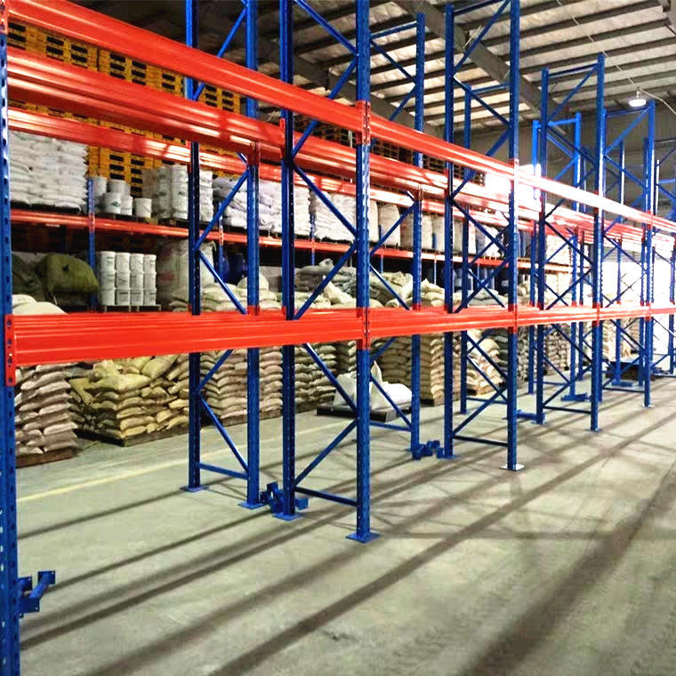 Warehouse Steel Stacking Racks Storage Shelving Rak Barang Metal Ekran Raf Shelf