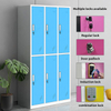 lockers gym Factory Direct Colorful 9 Door Steel Cabinet Locker Metal Wardrobes School Clothes Cabinets
