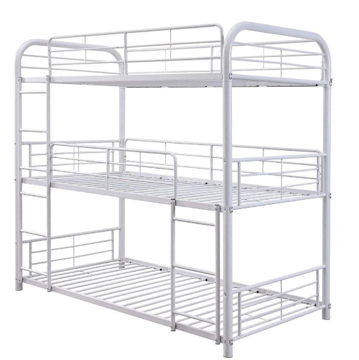 Cheap 3 level bunk bed metal 3 person iron 3 layers