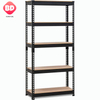 Industrial Black Storage Adjustable Warehouse Shelf Heavy Duty Metal Boltless Shelving five layers heavy duty boltless shelving