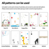 Competitive price two door locker various patterns sliding door printed cabinet