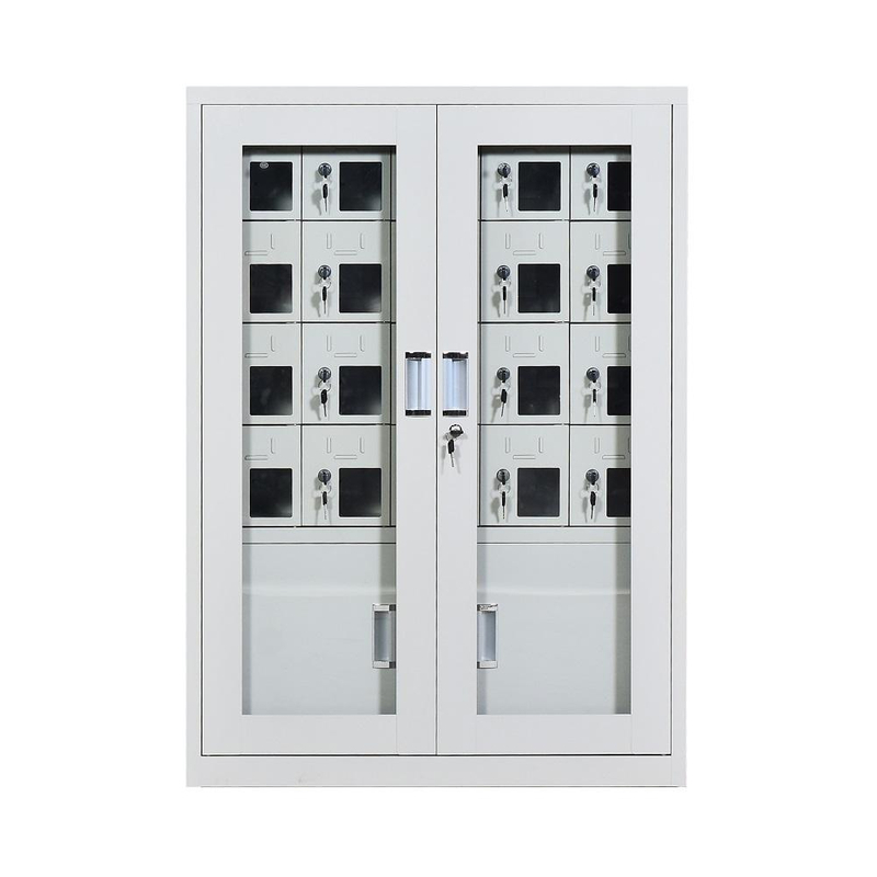 20 Doors Electronic Mobile Phone Charging Storage Cabinet Steel Locker