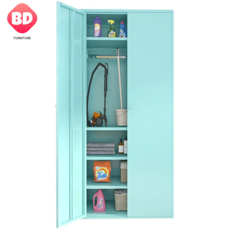 Factory Steel Tall Lockers, Mechanical Colorful Cabinets, Wardrobes Dressing Room Staff Room Lockers, Balcony storage cabinet