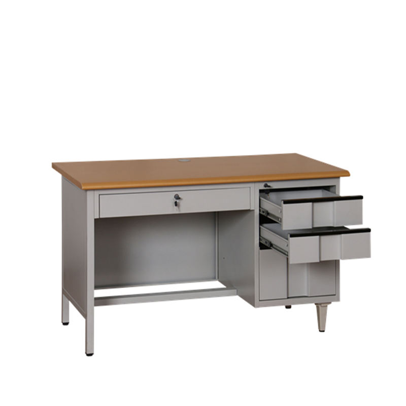 Modern style simple stylish office steel desk metal desk storage