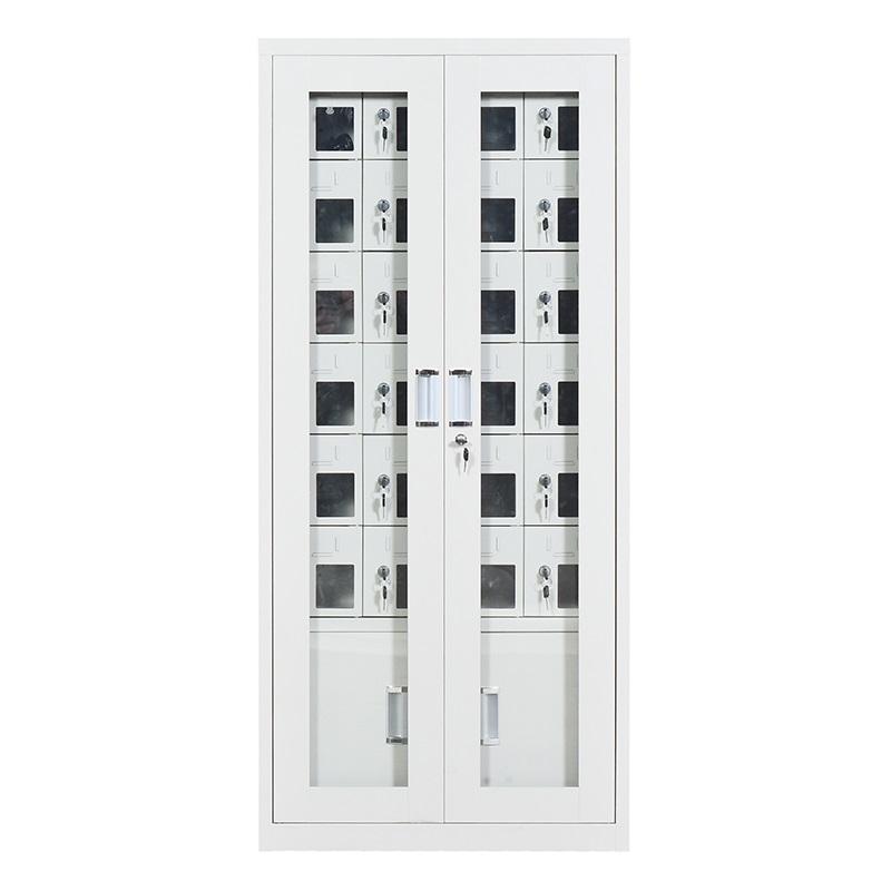 30 Doors Steel Electronic Smart Card Mobile Phone charging cabinet station public Cell Charge Lockers