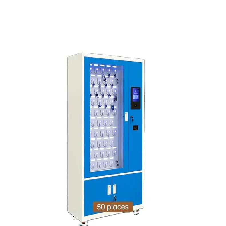 Fingerprint swipe face recognition vehicle key storage management cabinet unit wall hanging RFID networked smart