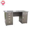 Modern stainless steel office cabinet with 4 drawers, high quality underdesk steel cabinet, non-slip metal steel cupboard