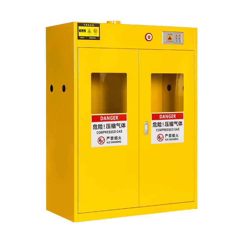 Chemical Laboratory Furniture Iron Sheet Gas Cylinder Safety Storage Cabinet