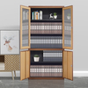Wooden Printer 4 Door Steel Locker, Metal Office File Cabinet, 2 Door Office Storage Cabinet Wardrobe