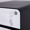 modern office equipment metal 2 box drawers mobile pedestal lockable file storage cabinet