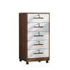 High-looking under-desk cabinet, multi-color file storage cabinet, five-drawer file cabinet with wheels