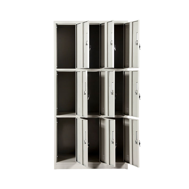 9 Door Metal Storage Locker Cabinet KD steel gym changing room steel locker for sale lockers gym