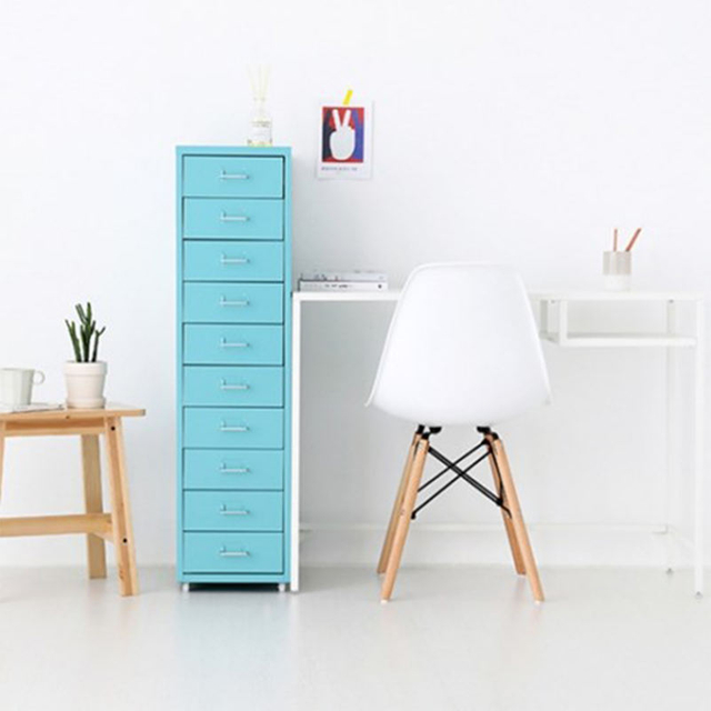 Factory direct steel movable 10 drawer filing cabinet for office and home Mobile Cabinet